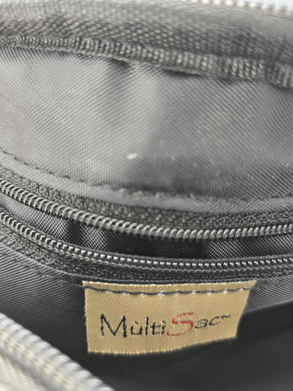 Small MultiSac Black Crossbody Bag for Women